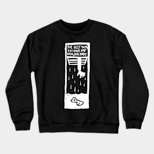 Copy of High and Dry Illustrated Lyrics Inverted Crewneck Sweatshirt